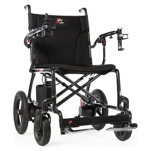 Travel Buggy F24 Carbon Ultra power wheelchair – three quarter view