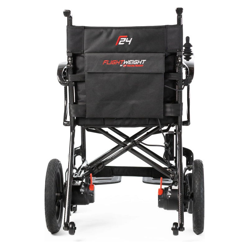 Travel Buggy F24 Carbon Ultra power wheelchair – rear view