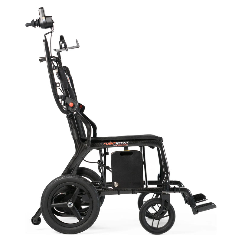 Travel Buggy F24 Carbon Ultra power wheelchair – armrests raised
