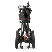 Travel Buggy F24 Carbon Ultra power wheelchair – folded, rear