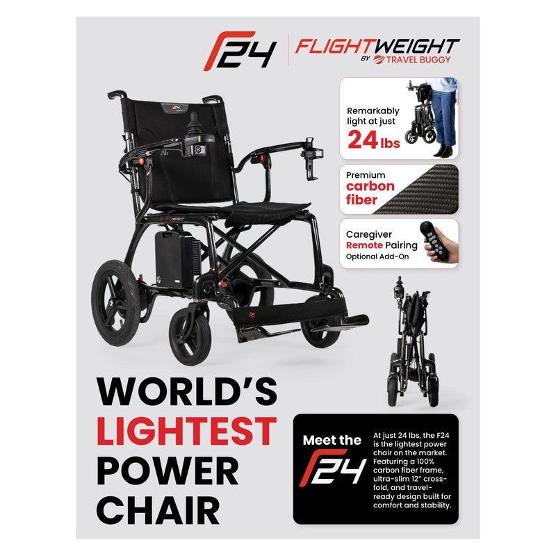 Travel Buggy F24 Carbon Ultra power wheelchair – brochure
