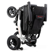 Travel Buggy Grand Tourer power wheelchair – folded with loading wheels