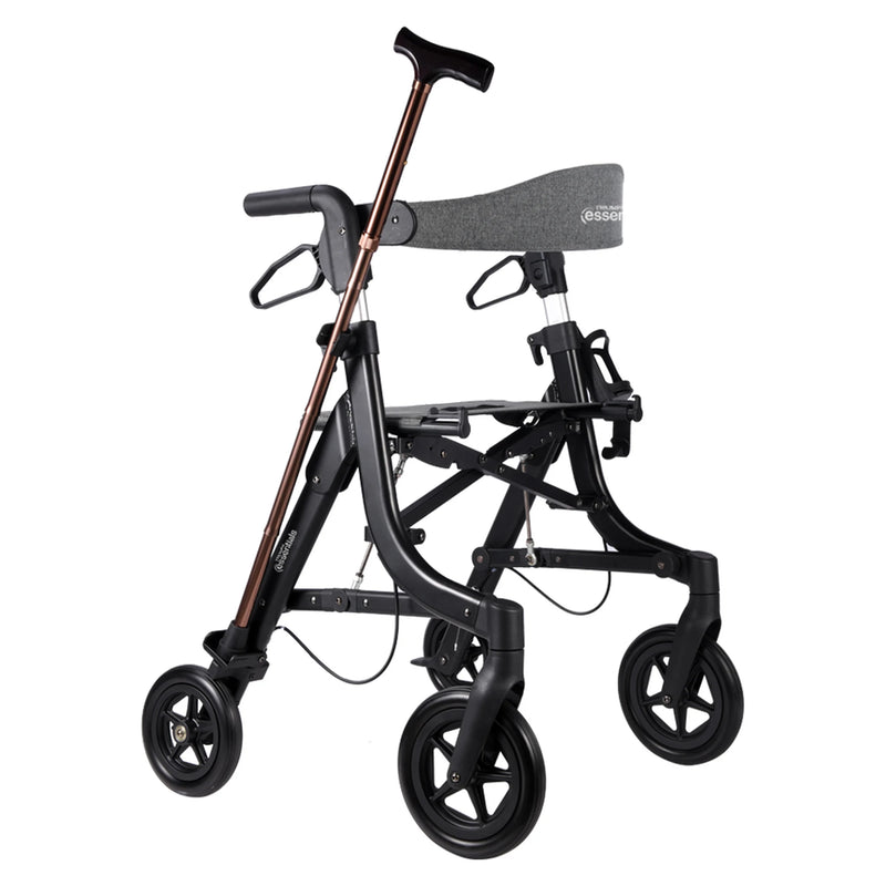 Triumph Essentials compact rollator – with cane holder