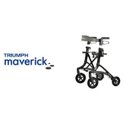 Triumph Maverick carbon fibre rollator – view 2